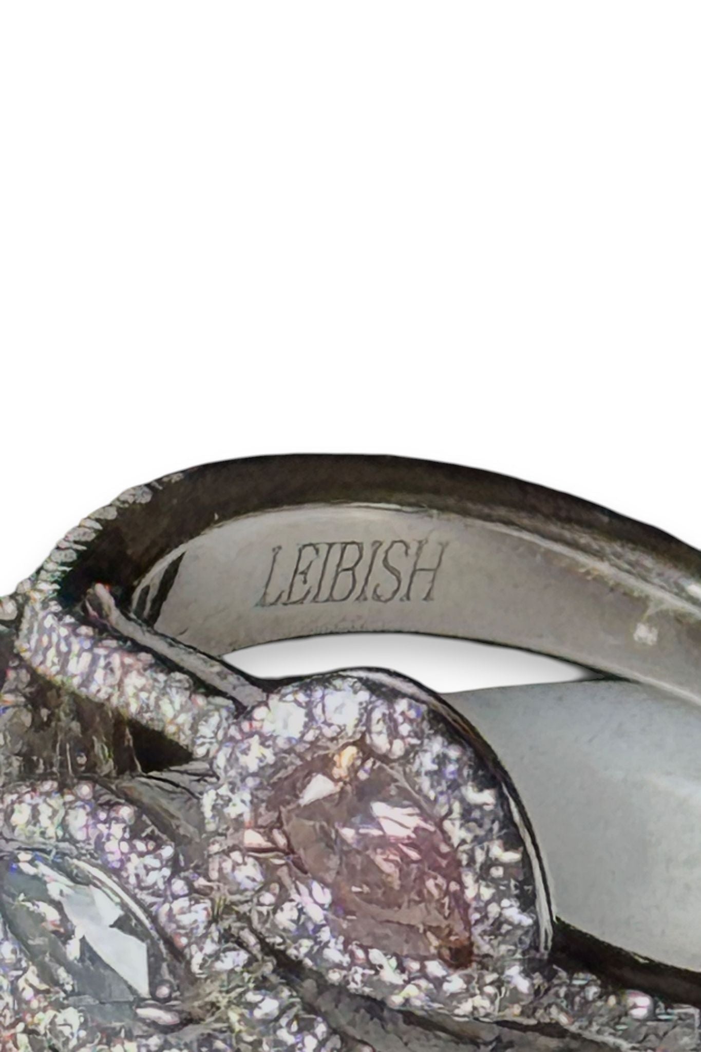 Leibish Blue and Pink Diamond Ring — Argyle Diamonds, Platinum and 18ct Yellow Gold