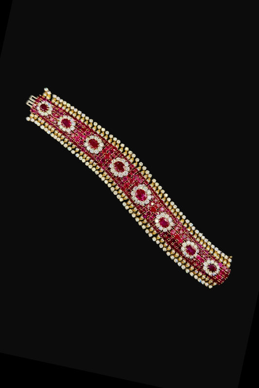 Harry Winston Ruby and Diamond Bracelet