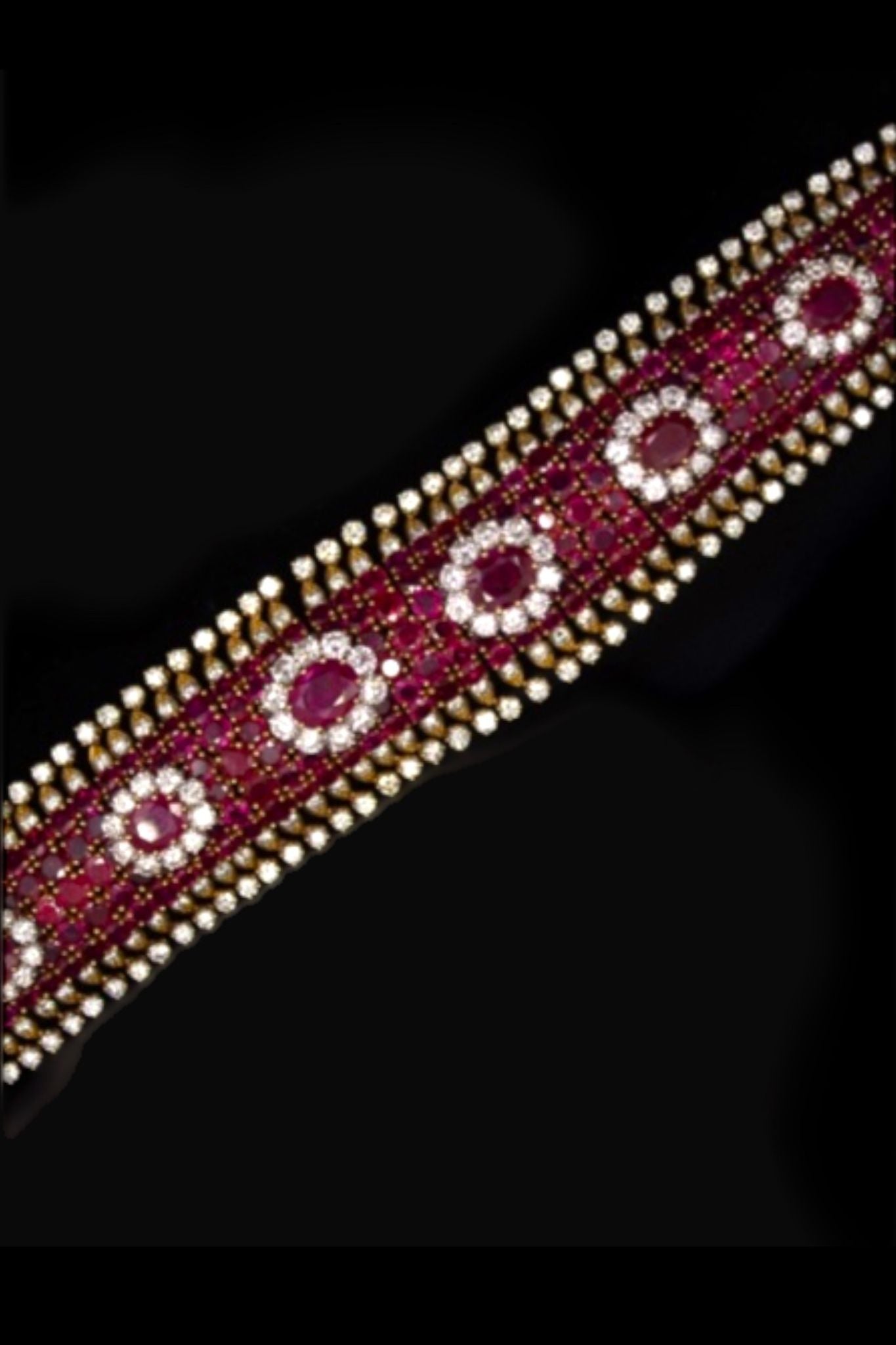 Harry Winston Ruby and Diamond Bracelet