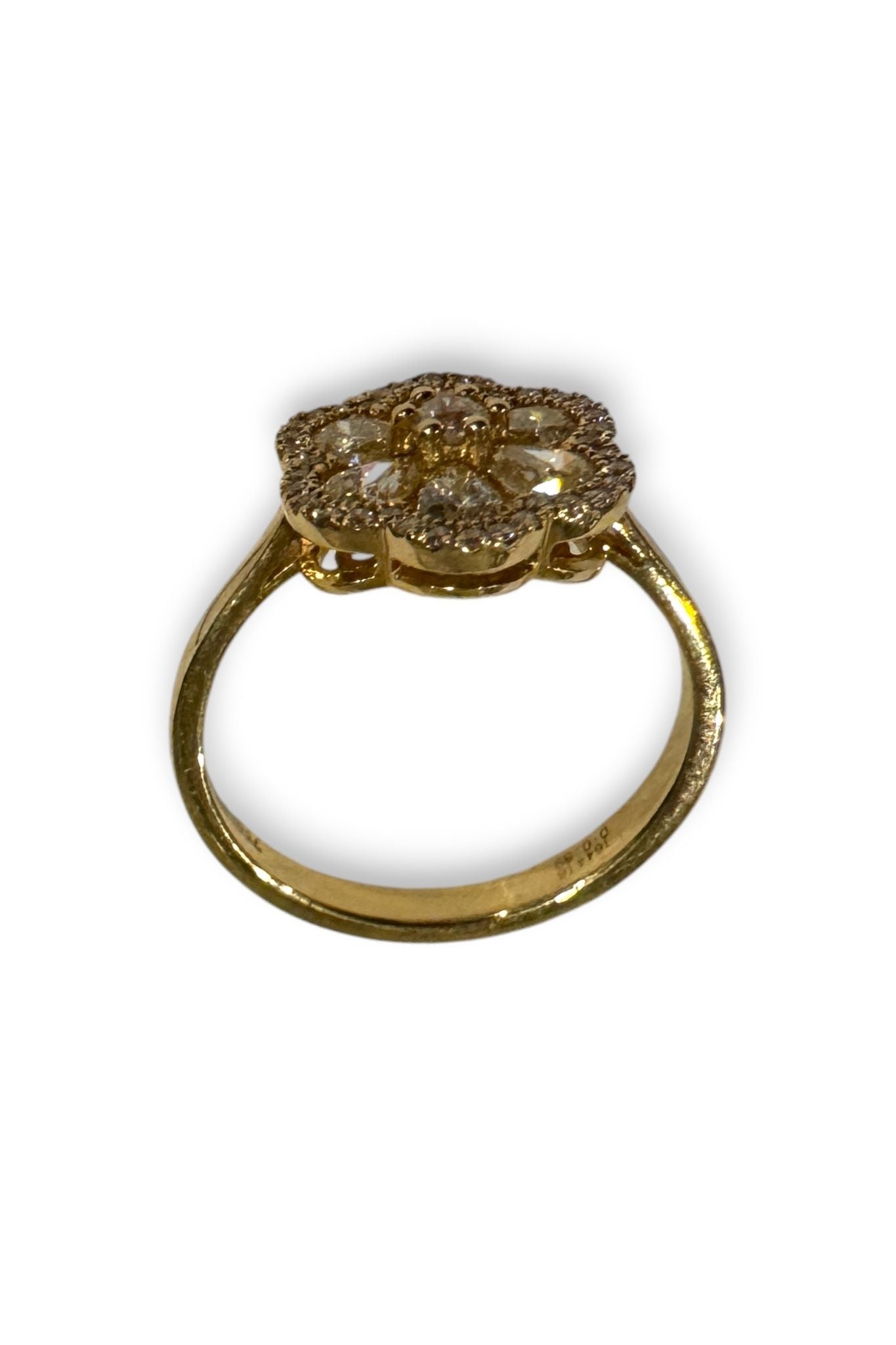 Diamond Daisy Ring