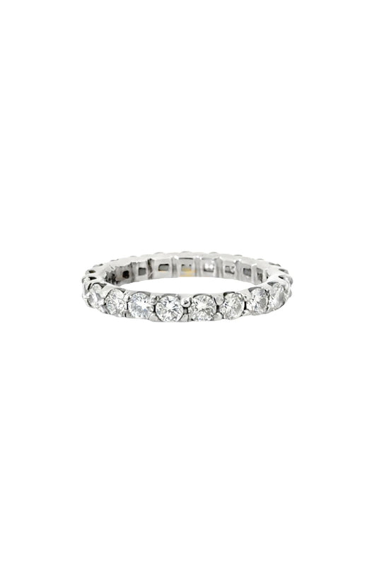 Diamond Full Eternity Ring in Platinum