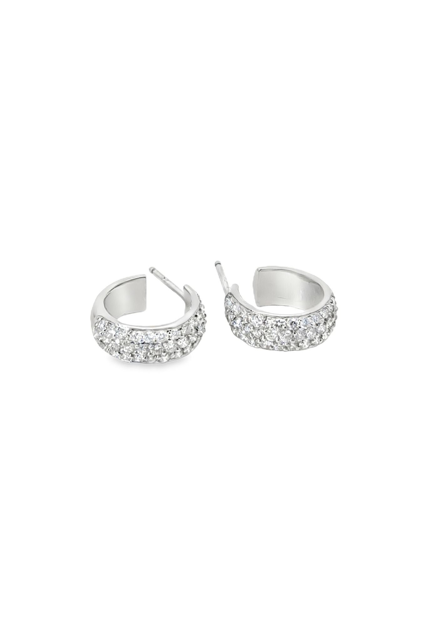 Boodles - Diamond Half-Hoop Earrings